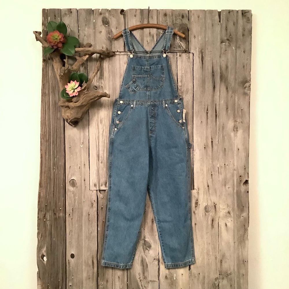 Women’s 90’s/Y2K Arizona Jeans Carpenter Denim Bib Overalls NWT NEW Juni…